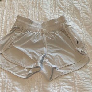 Lululemon White Tracker Short